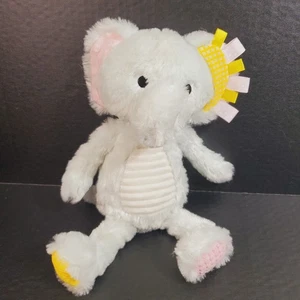 Make Believe Ideas Sensory Snuggables Elephant Plush Rattle Crinkle w/Tabs Lovey - Picture 1 of 8