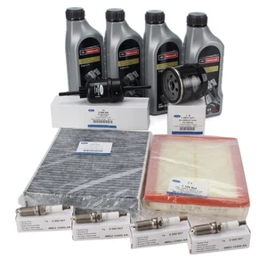 ORIGINAL Ford Inspektionskit 4 L Motoröl 4x Zündkerzen FIESTA V FUSION 1.25-1.6 - Bild 1 von 7