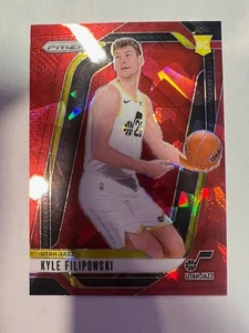 Panini Prizm 2024-25 - Kyle Filipowski #263 Red Ice Prizm (RC) - Imagen 1 de 3