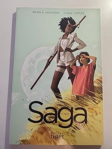 Saga Volume 3 by Brian K. Vaughan Fiona Staples (2017 Paperback) - Picture 1 of 4