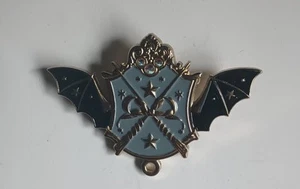 Automatic Honey Witch Academy Gray Bat Swarovski Crystal Brooch Pin #S3 - Picture 1 of 4