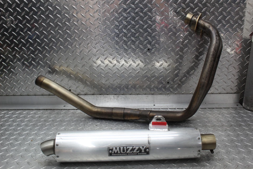 1995 Kawasaki Ninja 500 EX500D ВЫХЛОПНАЯ ТРУБА С ГЛУШИТЕЛЕМ MUZZY - Изображение 1 из 4