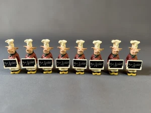 Williams Sonoma "Pierre the Pig" porta segnaposto lotto di 8 FUORI PRODUZIONE - Foto 1 di 7