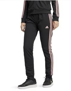 Adidas Women's Essentials Warm-upSlim Tapered 3-Stripes Track Pants, Size 1X - Picture 1 of 4