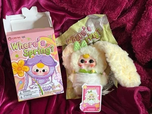 Authentic Baby 3 Where's Spring Plüsch ULTRA RARE SECRET FLUTTERBY BUNNY - Bild 1 von 15