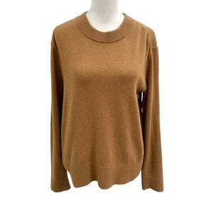 EVERLANE 100% Kaschmir Pullover Pulli Langarm Camel Braun Damen Medium - Bild 1 von 7