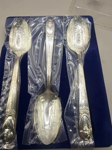 VTG Set of 3 WM Rogers Silverplate President Spoon Eisenhower/Rossenvelt/Trurman - Picture 1 of 5