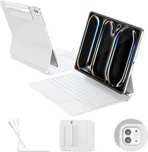 Apple iPad Pro 13-inch Keyboard Case (M4 2024) - Easy-Set Magnetic Keyboard Case - Picture 1 of 8