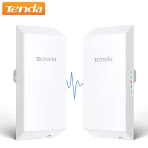 Tenda O1 Point d'accès extérieur 300 Mbps longue portée CPE pont sans fil 8 dBi - Photo 1/8