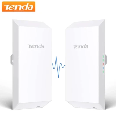 Tenda O1 Outdoor Access Point 300Mbps Long Range CPE Wireless Bridge 8dBi - Image 1 of 4