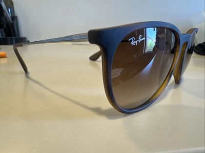 RAY-BAN RB 4171 ERIKA 865/13 HAVANA BROWN AUTHENTIC FRAMES SUNGLASSES 54-18 #N37 - Image 1 of 4