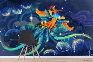 3D Chinese Style Illustration Self-adhesive Removable Wallpaper Murals 13 - Picture 1 of 10