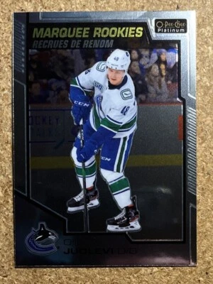 2020-21 O-Pee-Chee Platinum Marquee Rookies Olli Juolevi #189 - Image 1 of 2