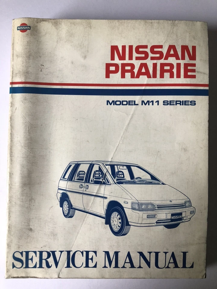 Nissan Prairie Service Manual Factory Workshop Repair Nissan Original M11 Series - Image 1 of 4