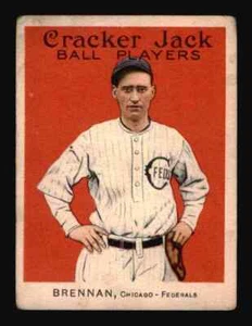 1915 Cracker Jack #115 Addison Brennan - VG - Picture 1 of 2