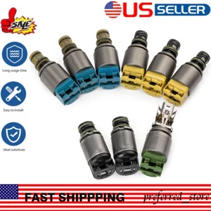 9PCS 6HP19 6HP26 6HP32 TRANSMISSION SOLENOID KIT FOR BMW X3 X5 AUDI A6 A8 Q7 - Picture 1 of 19