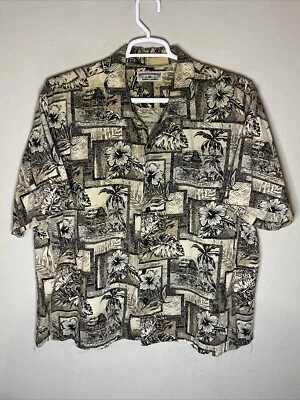 Camisa Hawaiana Vintage Boca Classics Para Hombre 2XL Floral Playa Estampado Completo Foto 1 de 3