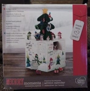 Precious Snowments Advent Calendar 191428, Snowman Cubed Holiday Countdown - Picture 1 of 3