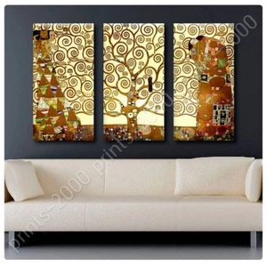 Tree Of Life by Gustav Klimt | Poster or Wall Sticker Decal | 3 Panels Wall art - Picture 1 of 18
