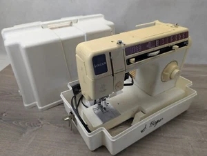 Macchina da cucire elettrica Singer Stylist 834 con pedale, manuale e custodia - Foto 1 di 10