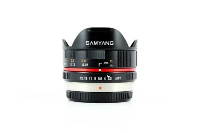 Samyang 7.5mm f/3.5 UMC Lens For micro Four Thirds -  Black - Image 1 of 3