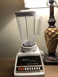 Vintage Osterizer Galaxy Cycle Blend 10 Speed Blender (#407) Plastic Pitcher