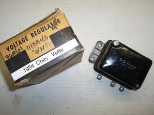 Delco Voltage Regulator O.E. rebuilt - 1954 Chevrolet & Corvette - 1118843 - Picture 1 of 4