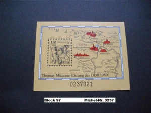 DDR Block Nr. 97 + Block Nr. 101, postfrisch - Bild 1 von 2