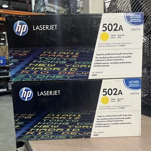 X2 HP LASERJET 502A YELLOW - Bild 1 von 4