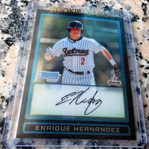 Enrique Kike Hernandez 2009 Bowman Chrome 1st Rookie Card RC 2xChamps Dodgers $$ - Bild 1 von 4