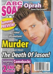 ABC Soaps In Depth June 16, 2008 STEVE BURTON-CAROLYN HENNESY-DERK CHEETWOOD-GH - Picture 1 of 1