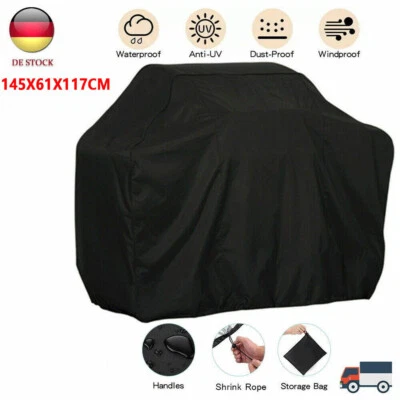 Neu Grillabdeckung Cover Abdeckhaube Grill Wasserdicht BBQ Gasgrill Abdeckplane - Bild 1 von 4