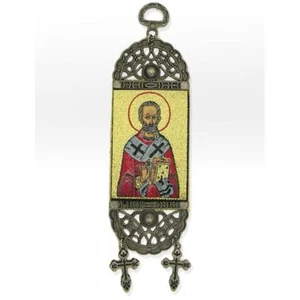 Nikolaus Wandteppich Ikone Banner, 7" H - Bild 1 von 1