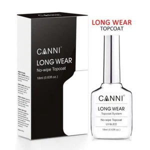 Canni No Wipe Top Coat 18ml langer Verschleiß Diamant superhell UV/LED Einweichen Gel - Bild 1 von 10