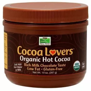 Organic Hot Cocoa 14 Oz By Now Foods - Picture 1 of 1