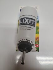 Lixit Wide Mouth Bpa-Free Cage Water Bottles for Rabbits Ferrets Guinea Pigs .