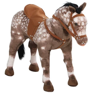 Riding Ride on Horse with Sound Saddle Stirrups for Kids Boys Girls 3-8 Years - Picture 1 of 11