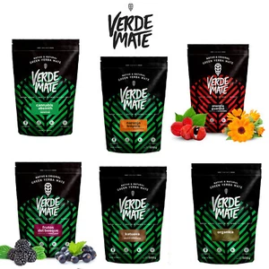 Green YERBA VERDE MATE Tea Loose Leaf Energy Booster ORGANIC, GUARANA, DETOX - Picture 1 of 25
