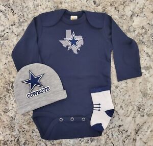 Cowboys newborn/baby clothes Cowboys baby gift Dallas football baby outfit