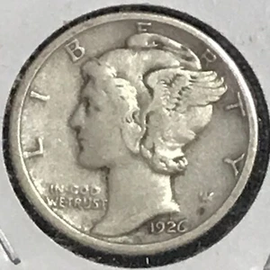 U.S. Mercury Dime Prem VF 1926 - Foto 1 di 2