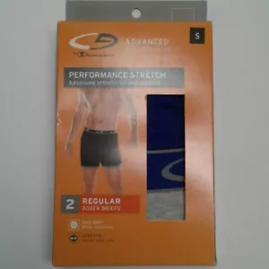 Champion men's boxer briefs 2pk duo dry NEW Blue Gray - Picture 1 of 4