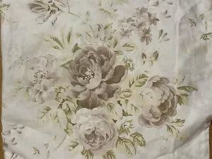 POTTERY BARN Hayden Floral 2 Standard Linen Cotton Blend Pillowcases EUC - Picture 1 of 5