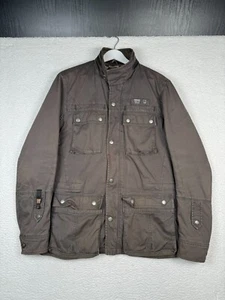 Diesel M65 Field Jacket Mens Large Gray Utility Pocket Military Only The Brave - Picture 1 of 22