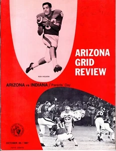 Oct 28 1967 ARIZONA GRID REVIEW U of A vs INDIANA Football Program Book - Picture 1 of 1