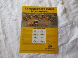Folleto cargador retroexcavadora tractor JCB 215 - Imagen 1 de 5
