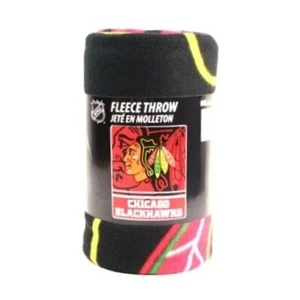 Manta de lana Chicago Blackhawks tiro suave serie NHL Fade Away NUEVA CON ETIQUETAS - Imagen 1 de 5