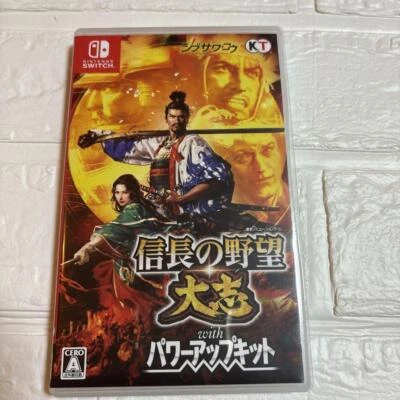 Nobunaga's Ambition with Power Up Kit Nintendo Switch Koei Tecmo with Case JP 39 - Image 1 of 3