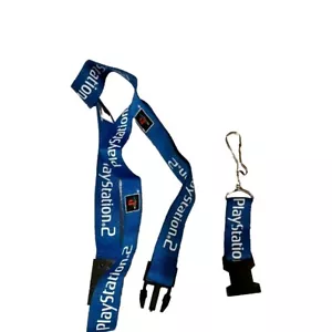 Sony PS2 Promo Schlüsselband Logo Schlüsselhalter Abzeichen Clip abnehmbar. Großpackung NEU. SELTEN - Bild 1 von 4