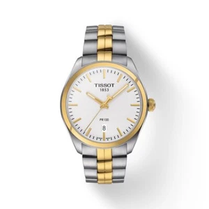 Tissot Quartz Silver Dial Two-Tone Men's Watch T101.410.22.031.00 - Picture 1 of 2