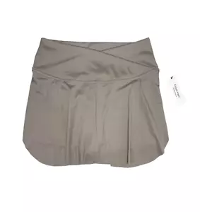 Calvin Klein Performance Skort Skirt Womens M Brown Crossover Waist Golf Tennis - Picture 1 of 14